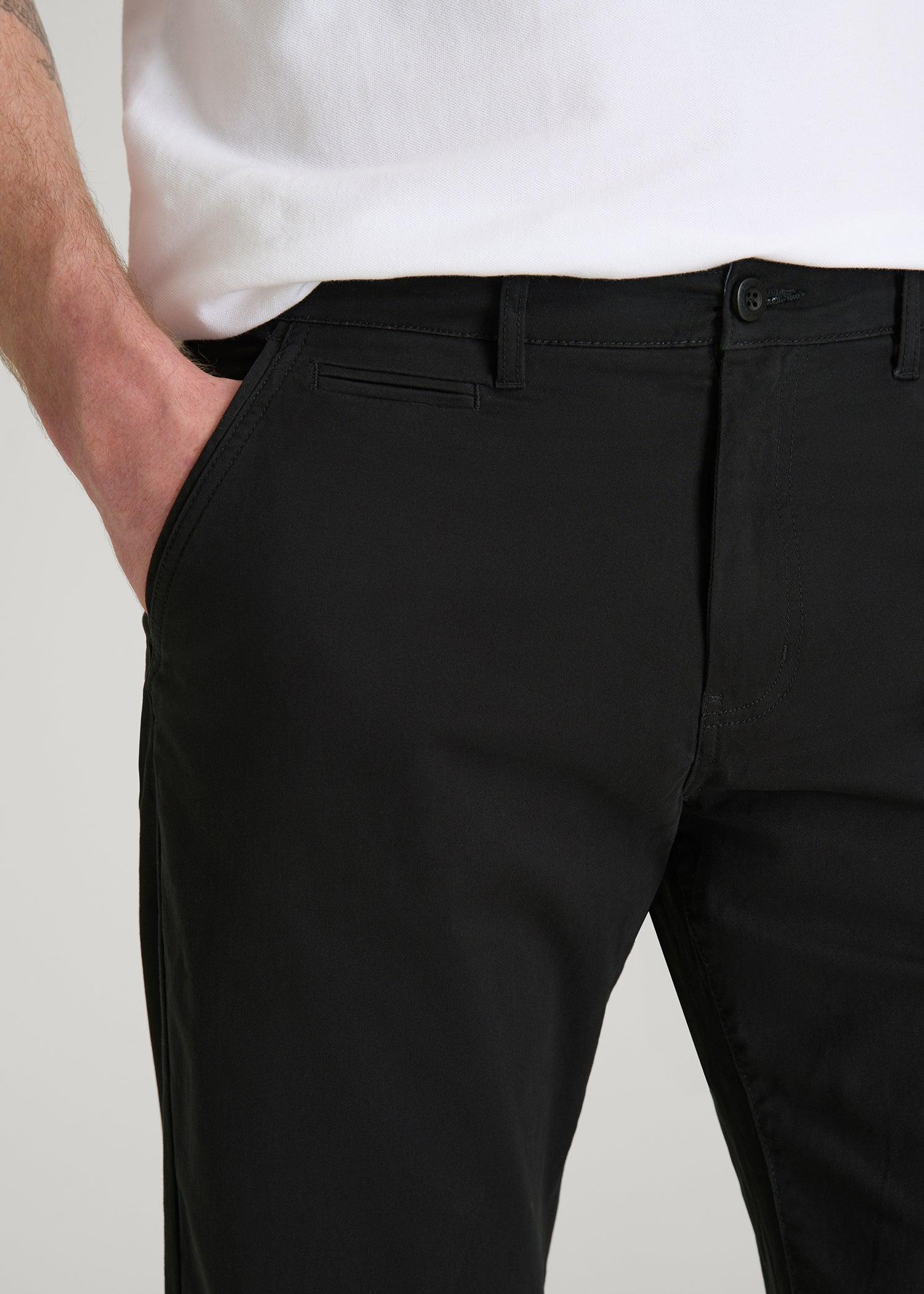 Mason RELAXED Chinos for Tall Men in Black Male Product Image