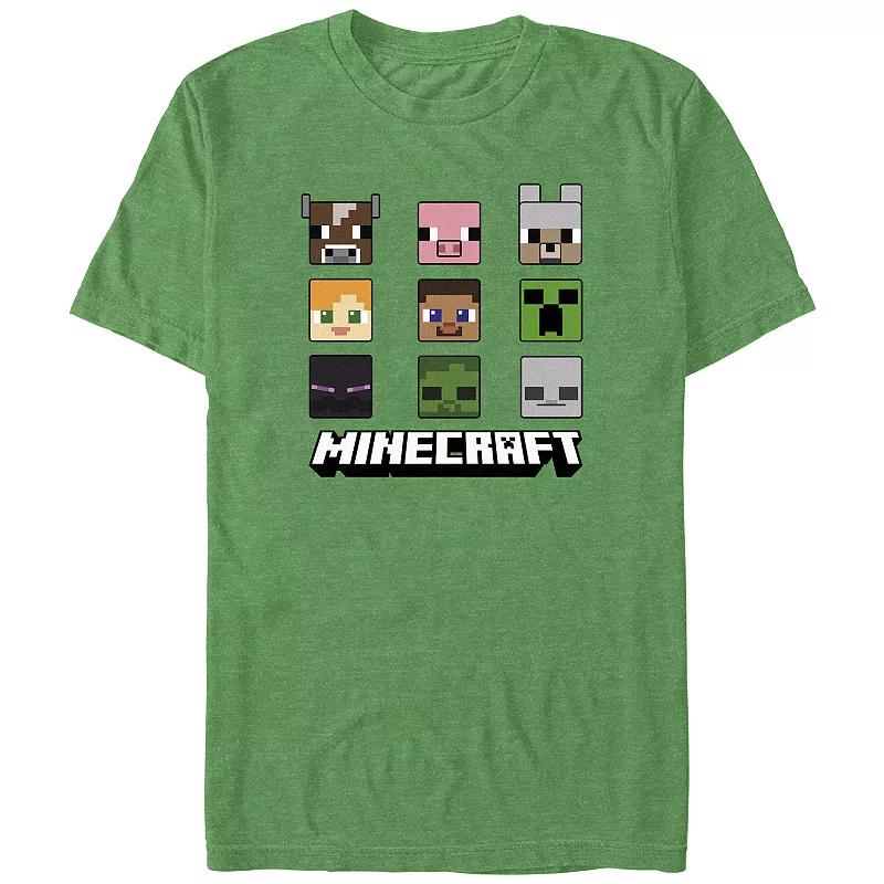 Big & Tall Minecraft Faces Graphic Tee, Men's,  Product Image