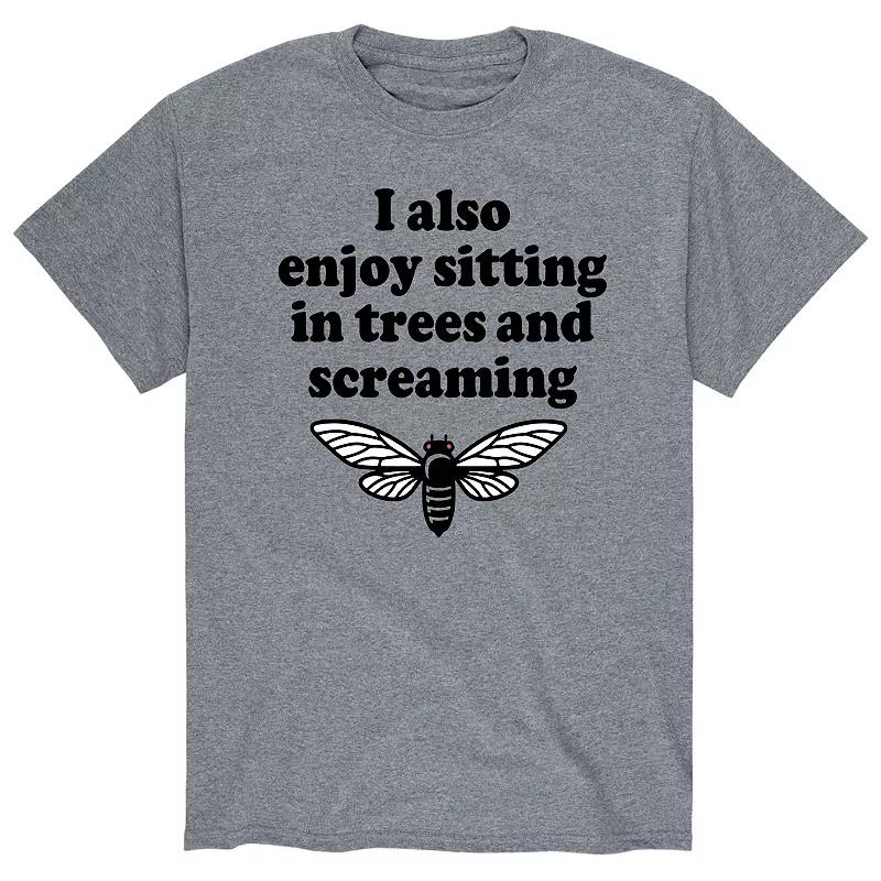 Mens Sitting In Trees Screaming Tee Product Image