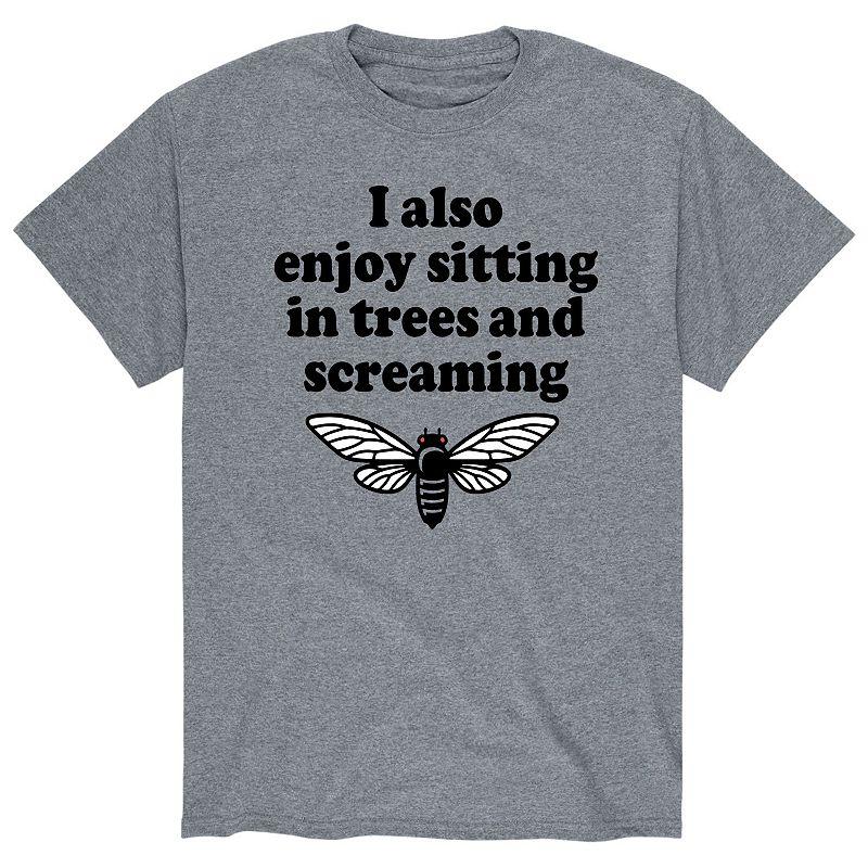 Mens Sitting In Trees Screaming Tee Product Image