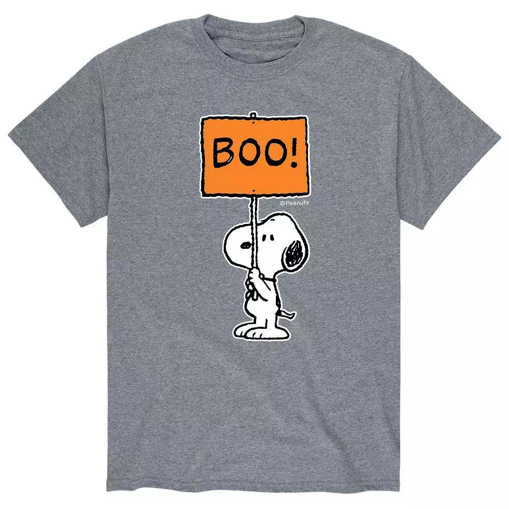 Men's Peanuts Snoopy Boo Sign Tee,  Product Image