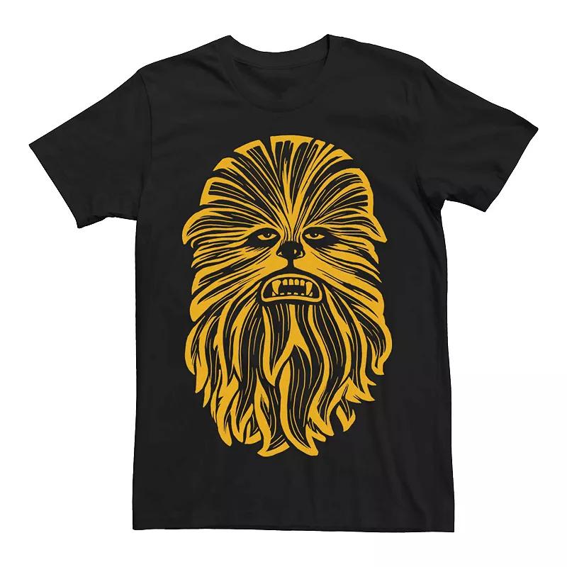 Men's Star Wars Chewbacca Golden Portrait Graphic Tee,  Product Image
