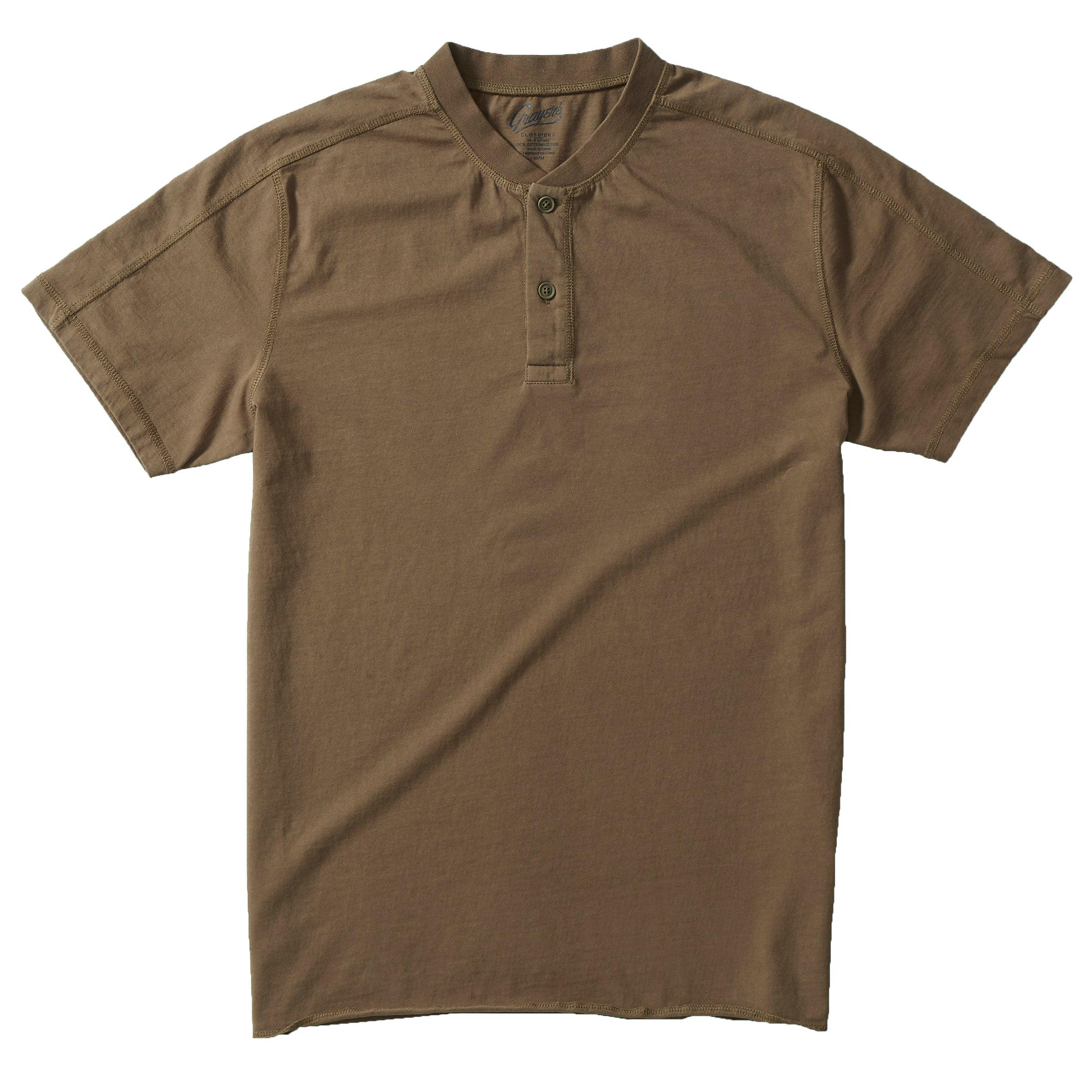Cooper Short Sleeve Henley - Butternut * Product Image