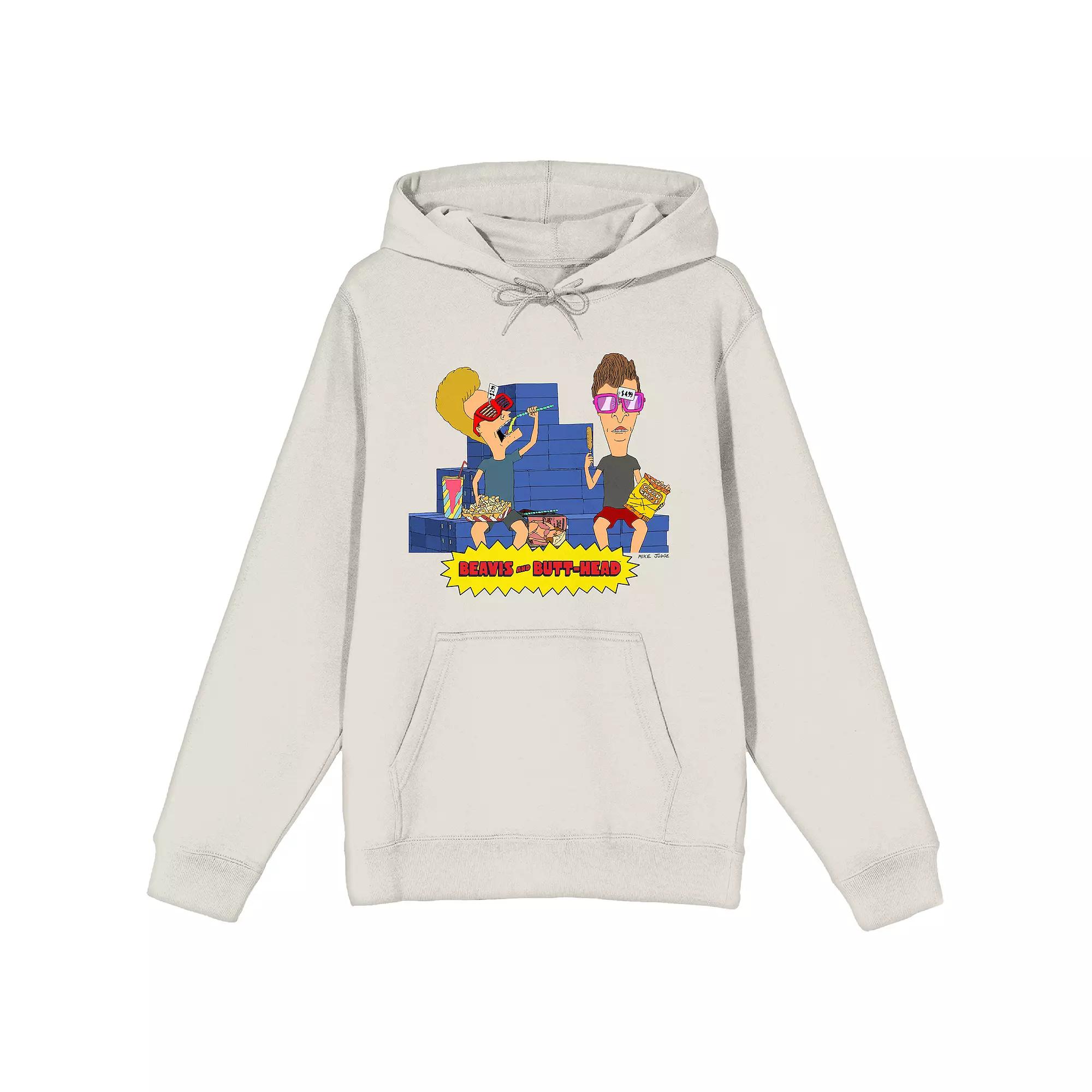 Men's Beavis & Butthead Nachos Time Graphic Hoodie,  Product Image
