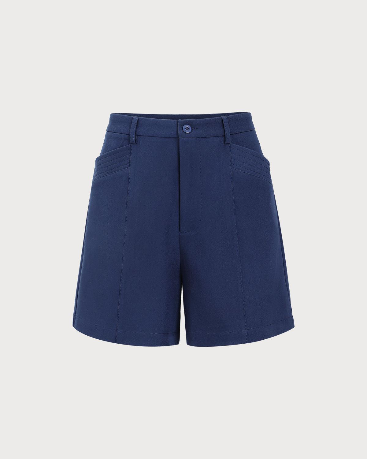 Navy Pocket Shorts Product Image