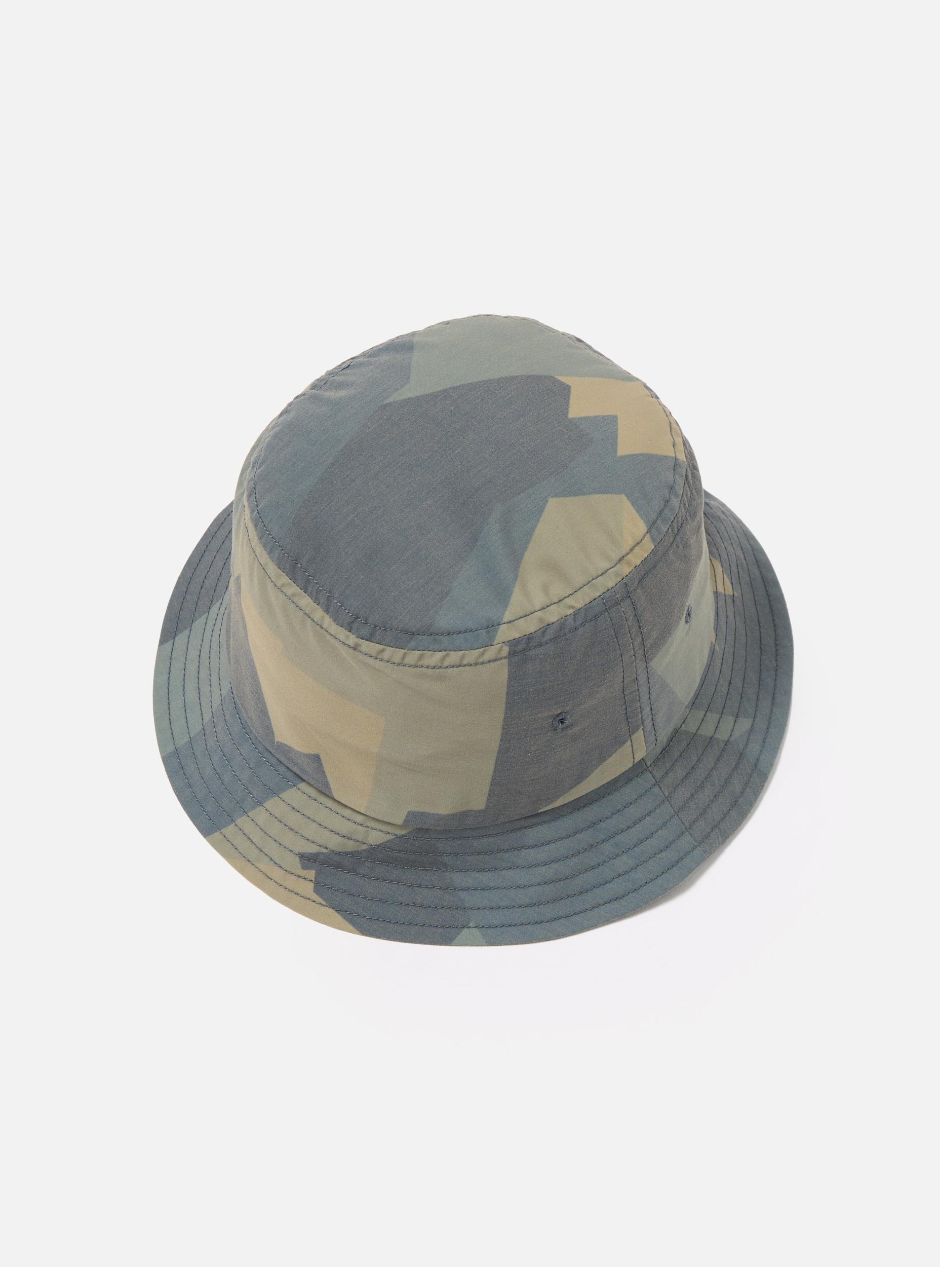 Blue Camo Recycled Polytech Beach Hat Product Image