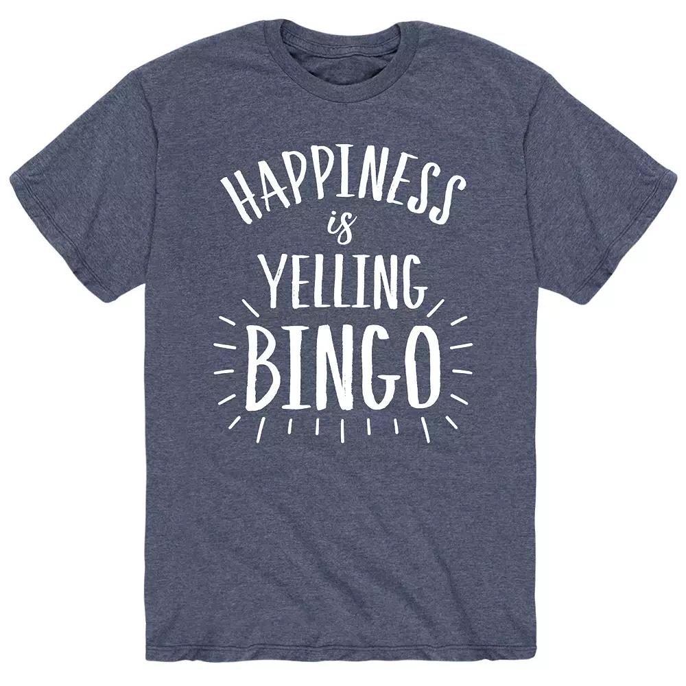 Men's Happiness Is Yelling Bingo Tee,  Product Image