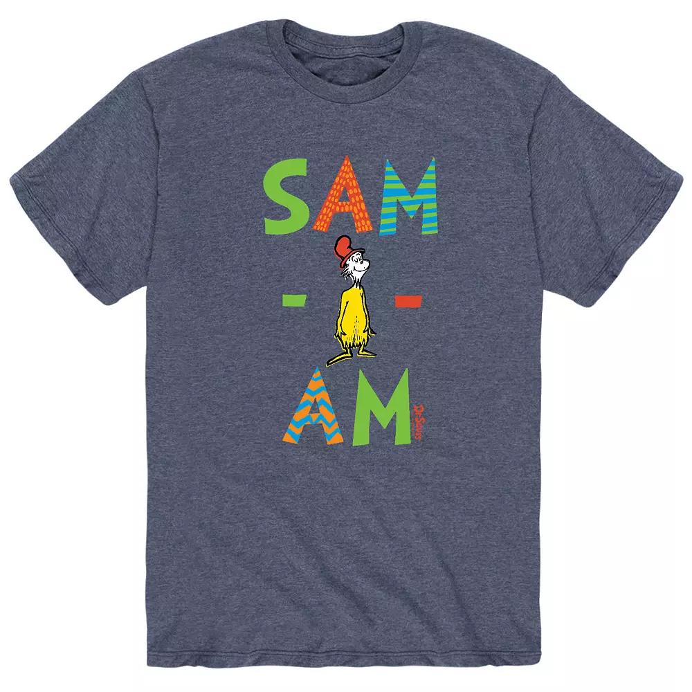 Men's Dr. Seuss Sam I Am Patterned Tee,  Product Image
