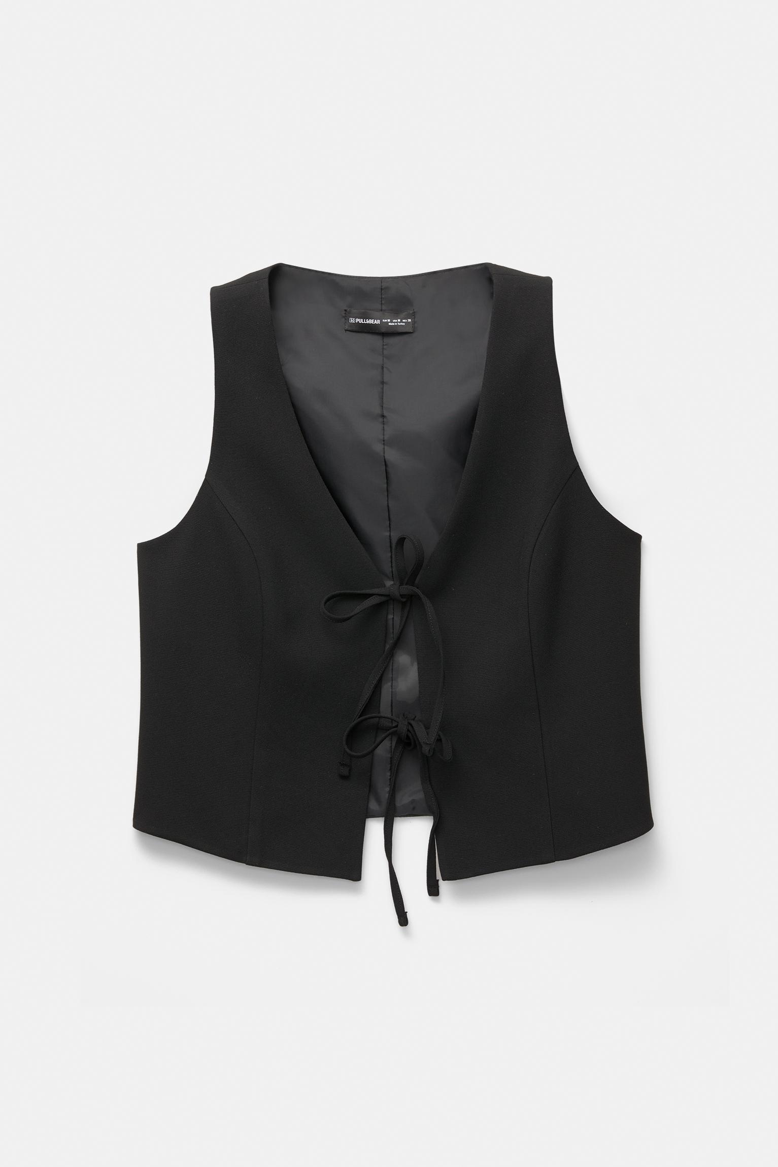 Vest with ties Product Image
