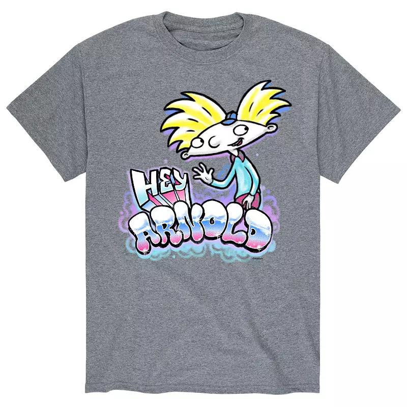 Big & Tall Hey Arnold! Airbrush Arnold Portrait Graphic Tee, Men's,  Product Image