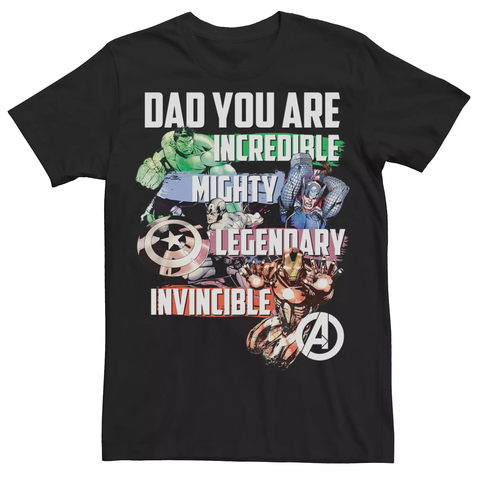 Men's Marvel Comics Retro Avenger Dad Traits Tee,  Product Image