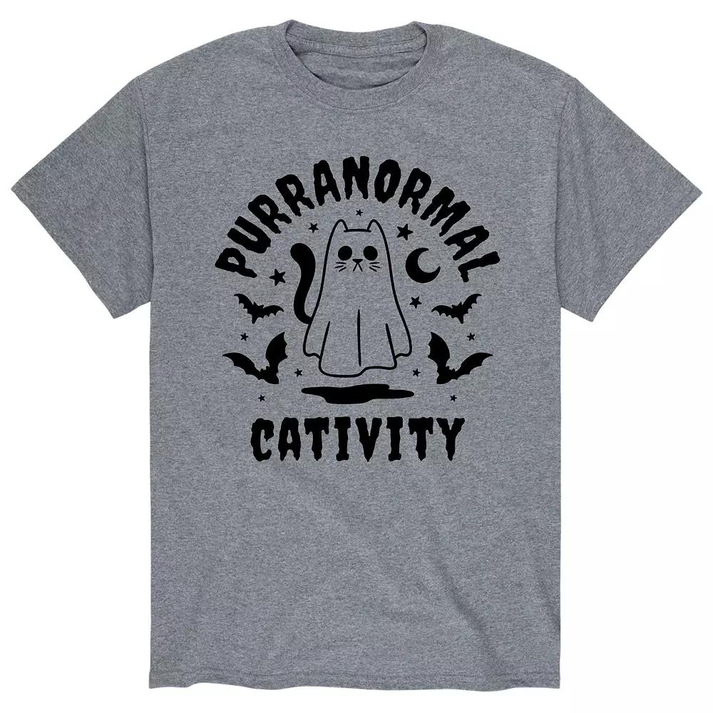 Men's "Paranormal Cativity" Halloween Tee,  Product Image