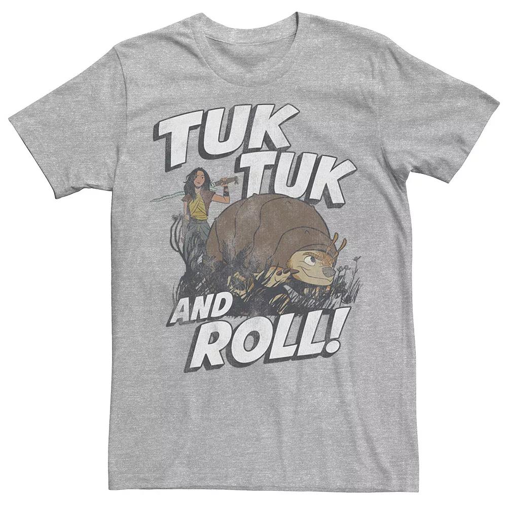 Disney's Raya And The Last Dragon Tuk Tuk And Roll Portrait Men's Tee,  Product Image