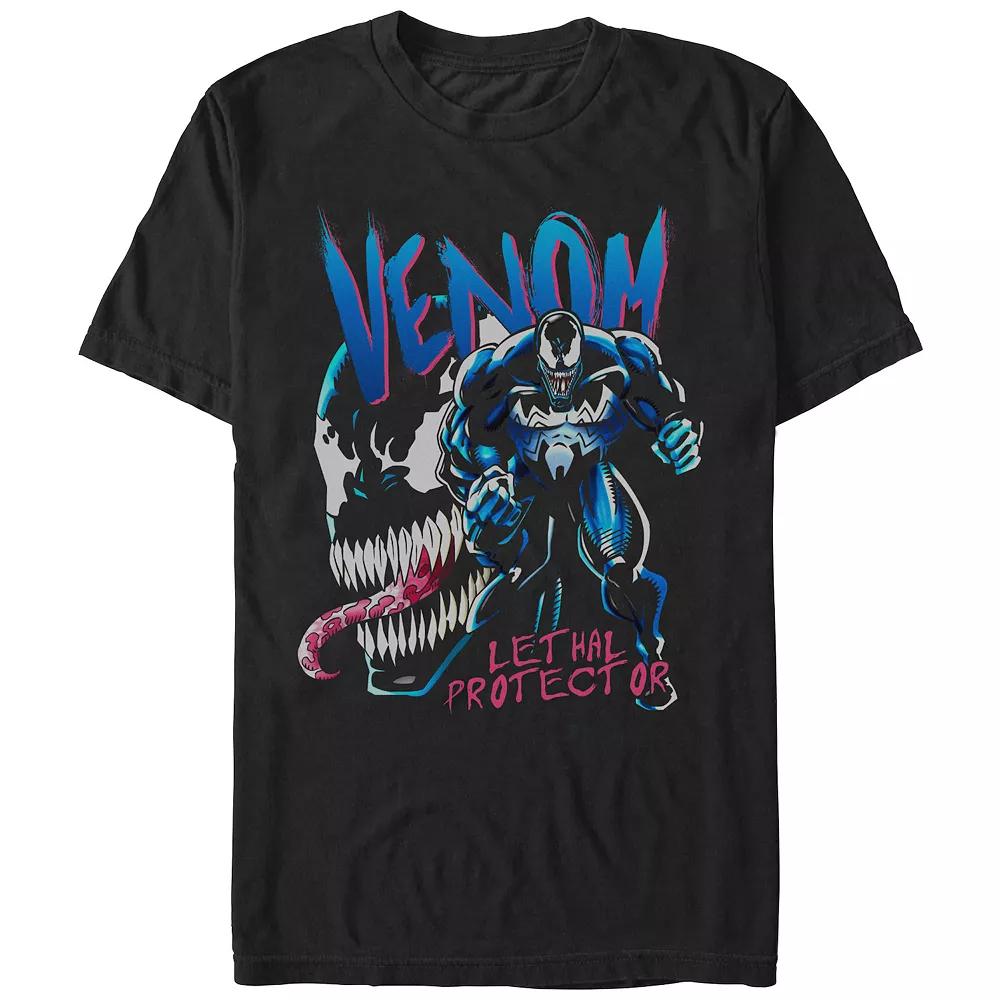 Men's Spider-Man Venom Poster Graphic Tee, Size: XL, Black Product Image