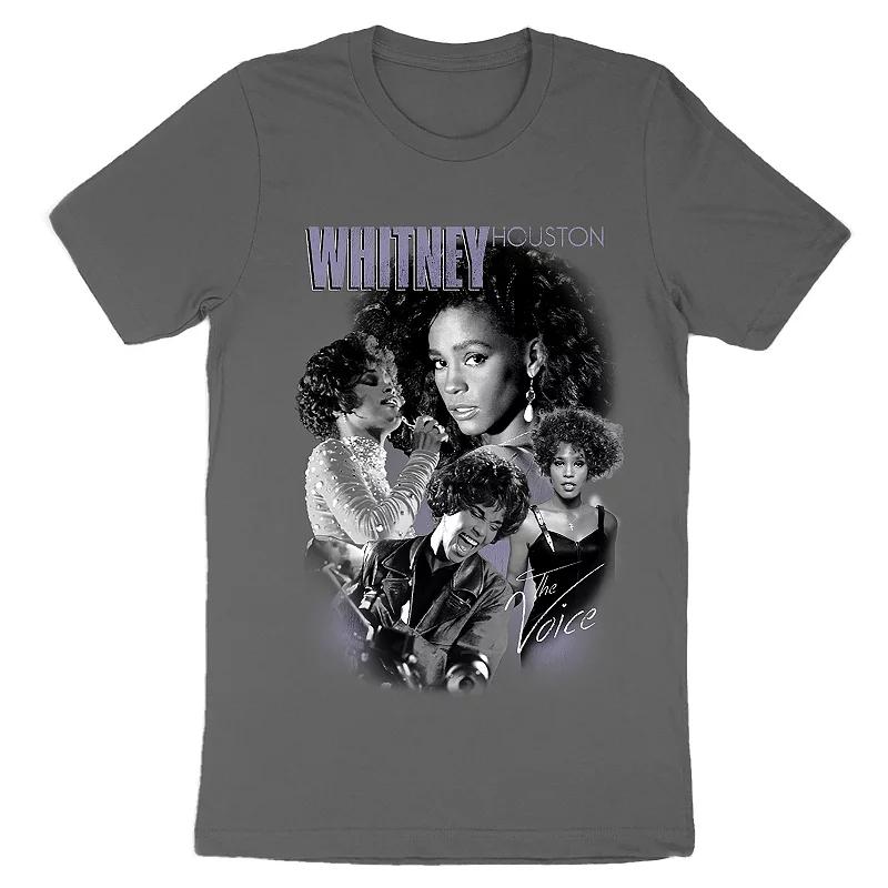 Men's Whitney Houston Tee, Size: Medium, Grey Product Image