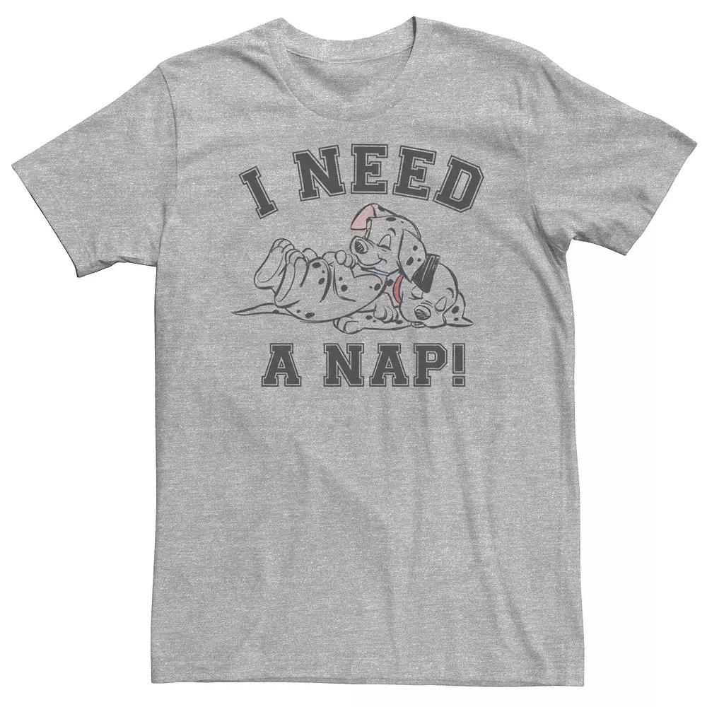 Big & Tall Disney 101 Dalmatians Sleeping Puppies I Need A Nap Tee, Men's,  Product Image