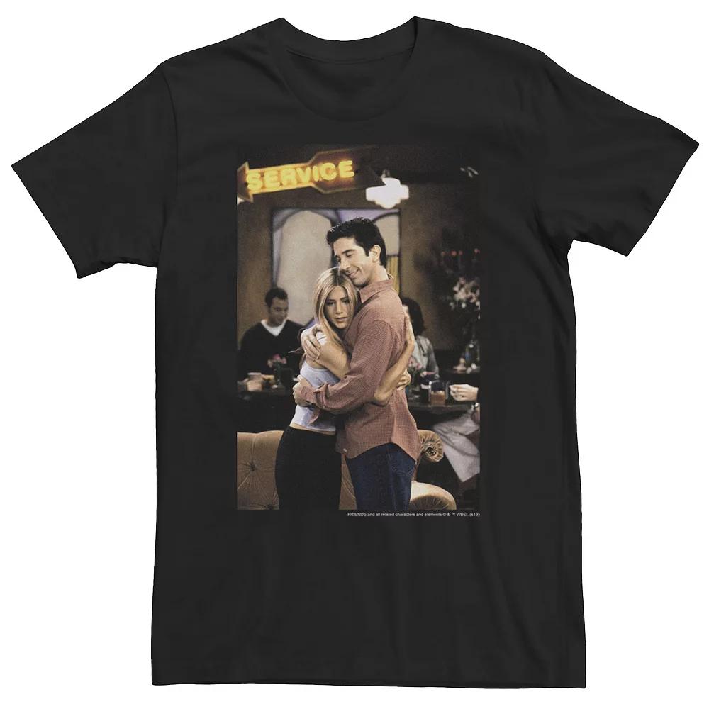 Big & Tall Friends Rachel & Ross Hug Portrait Tee, Men's,  Product Image