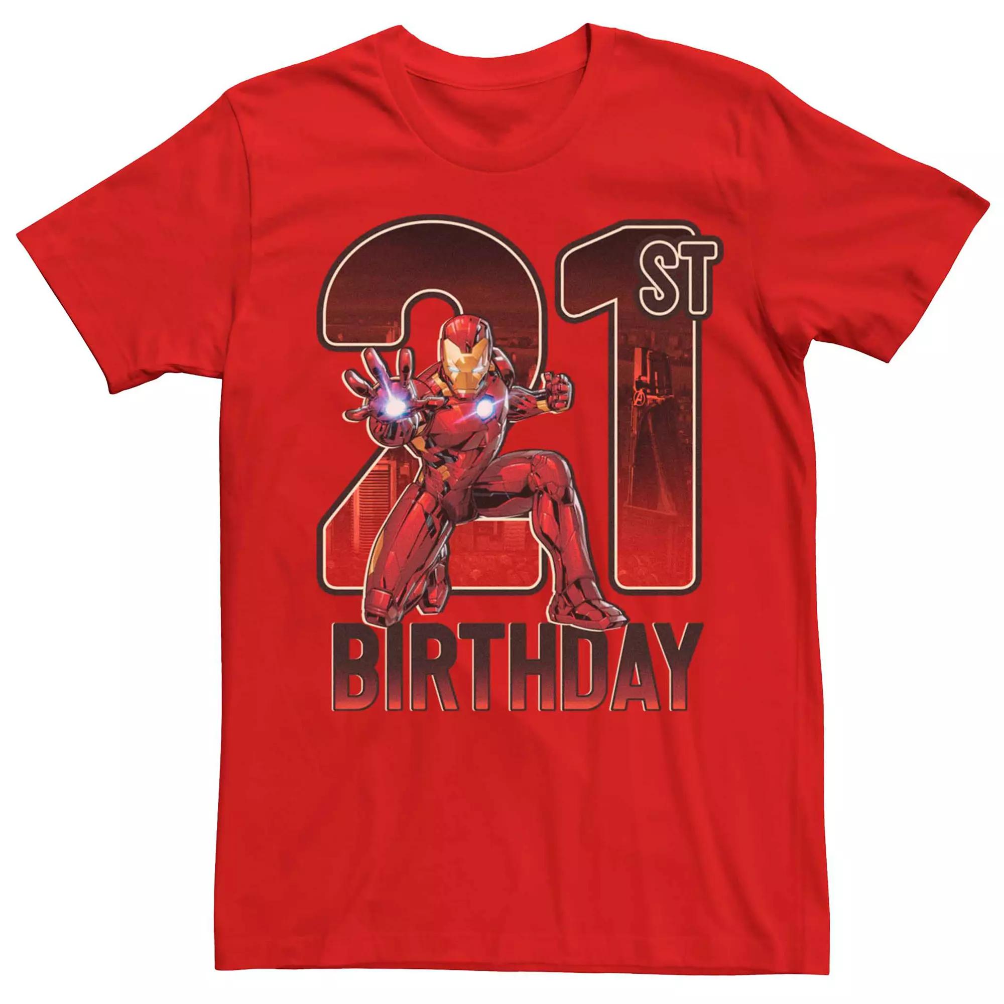 Men's Iron Man 21st Birthday Tee,  Product Image
