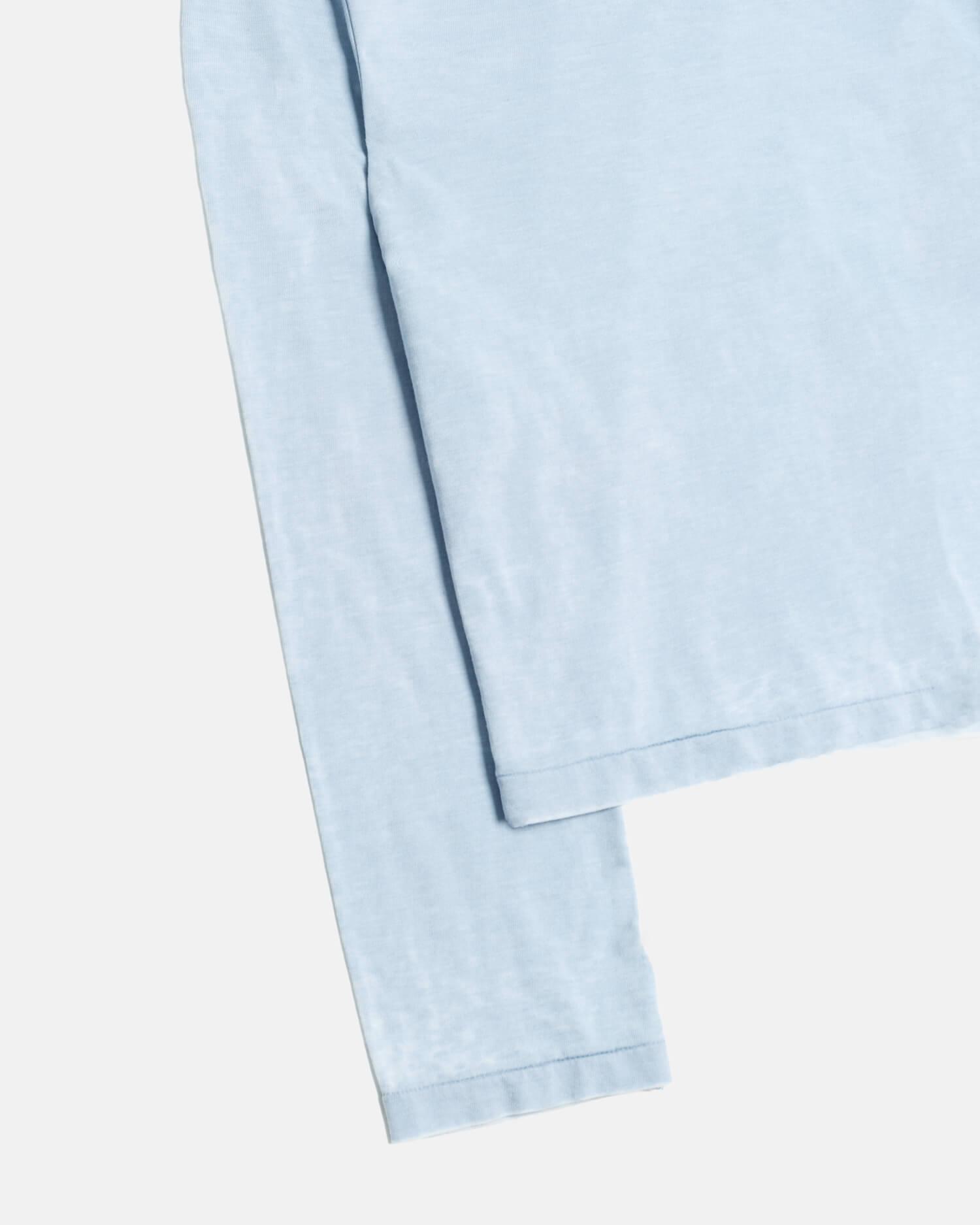 Hanes Burnout Long Sleeve Boxy Tee - Light Pacific Product Image