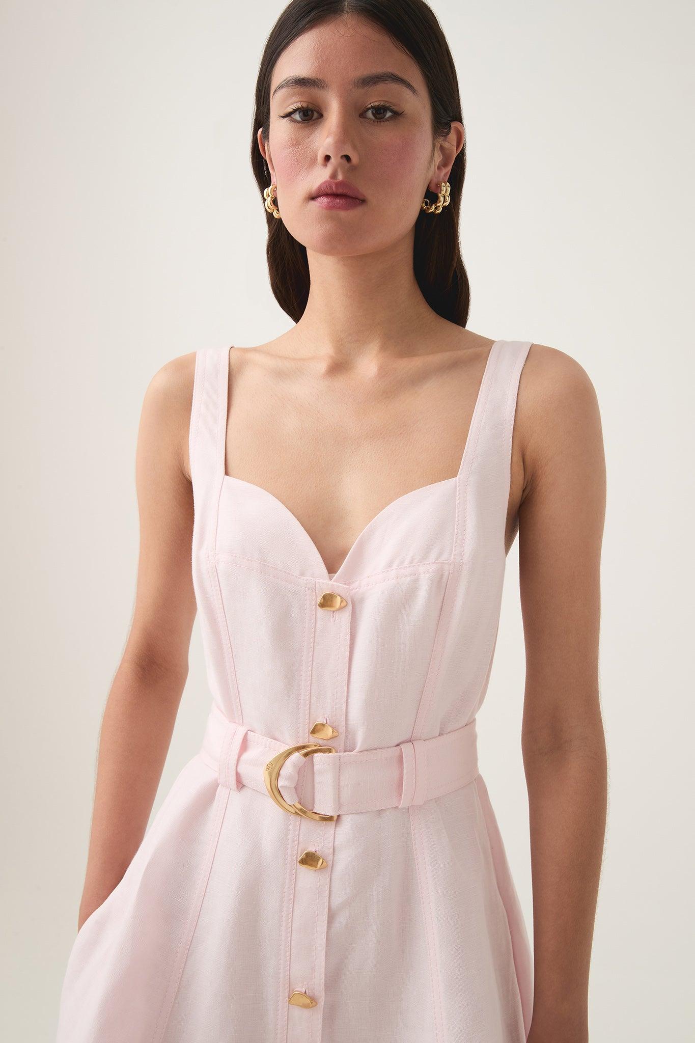 Clay Belted Mini Dress Product Image