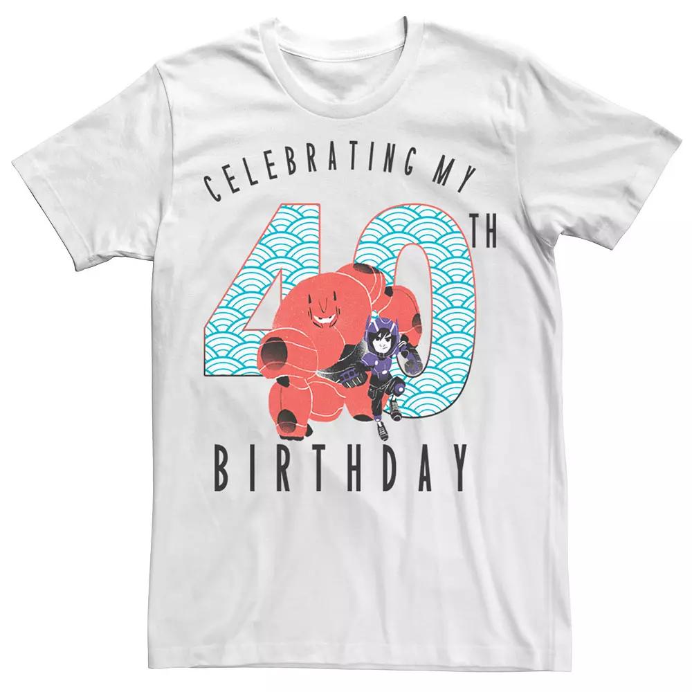 Disney's Big Hero 6 Baymax Hiro 40th Birthday Men's Tee,  Product Image