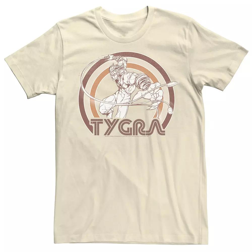 Men's ThunderCats Tygra Retro Rainbow Tee,  Product Image