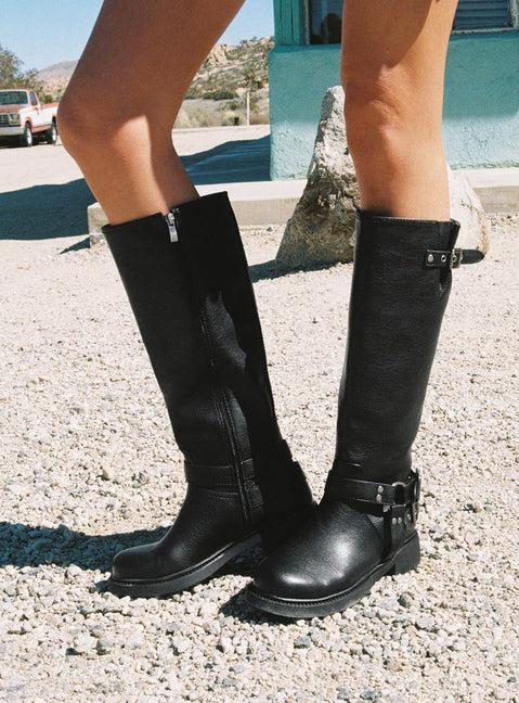 Billini Kaylen Riding Boots Black Product Image