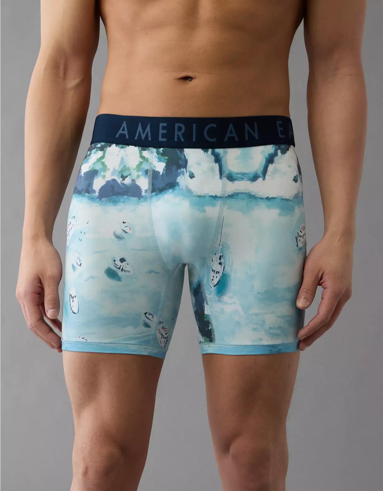 AEO Men's Space Dye 6" Flex Boxer Brief Product Image