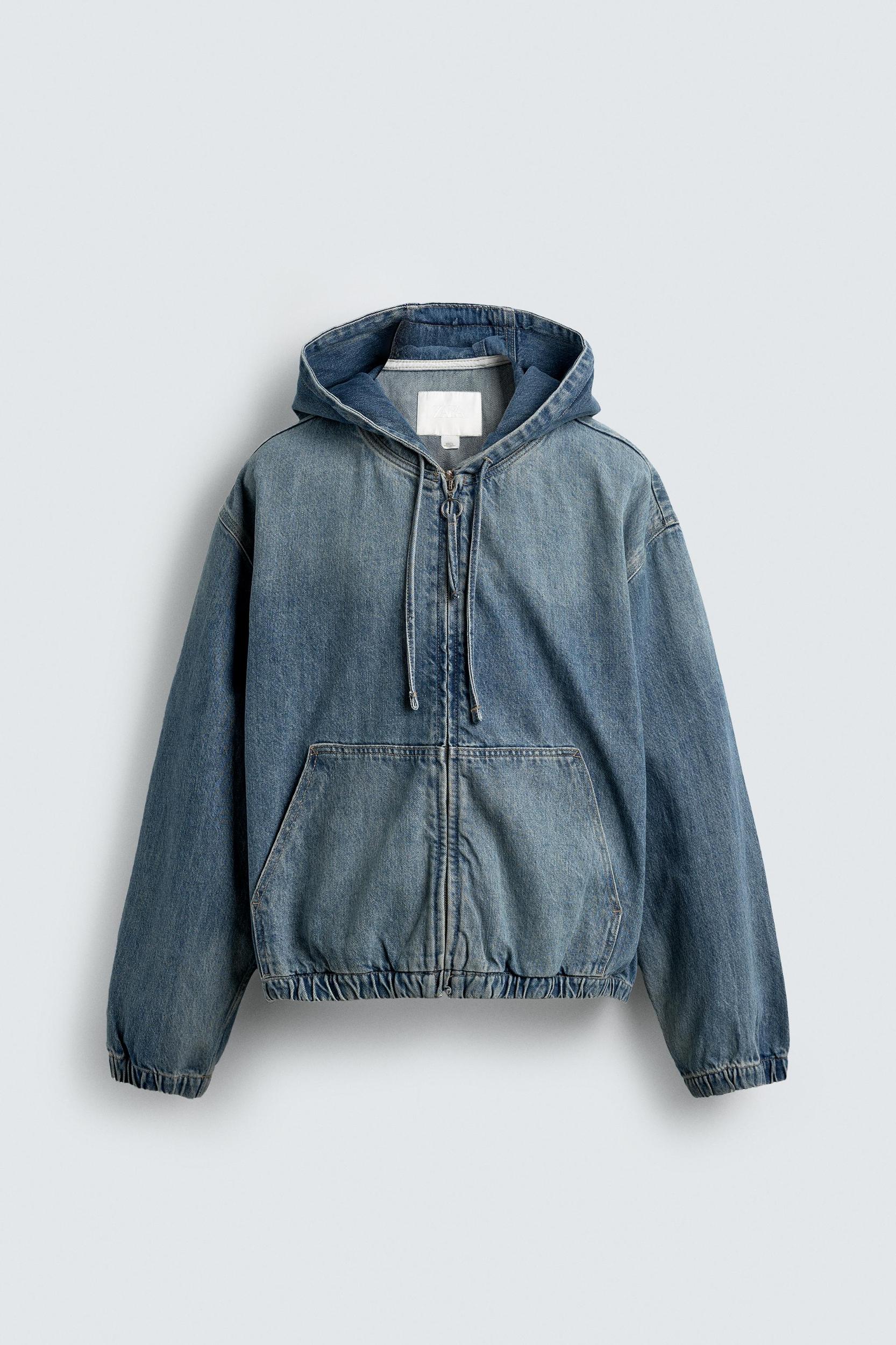 WASHED HOODED JACKET Product Image