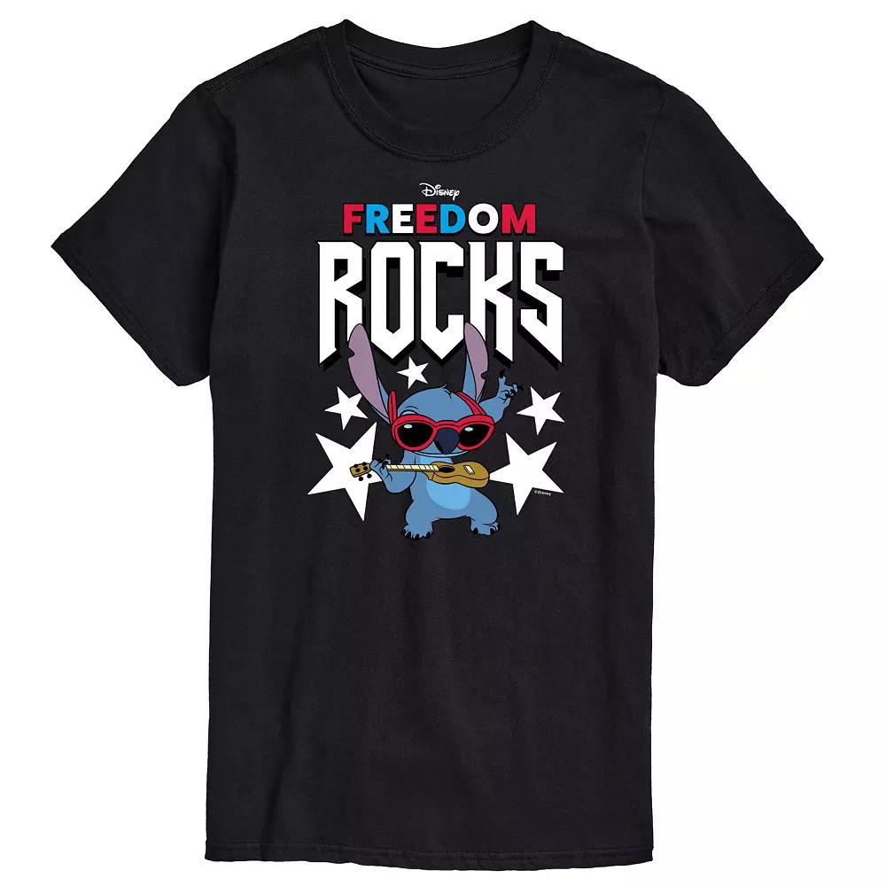 Disney's Lilo and Stitch Men's Freedom Rocks Graphic Tee,  Product Image
