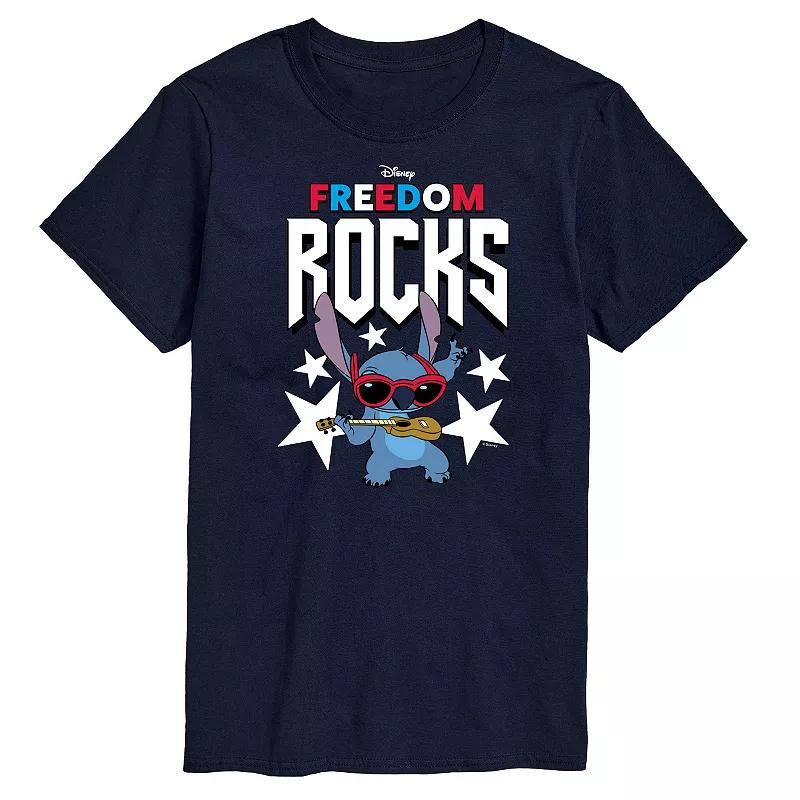 Disney's Lilo and Stitch Men's Freedom Rocks Graphic Tee,  Product Image