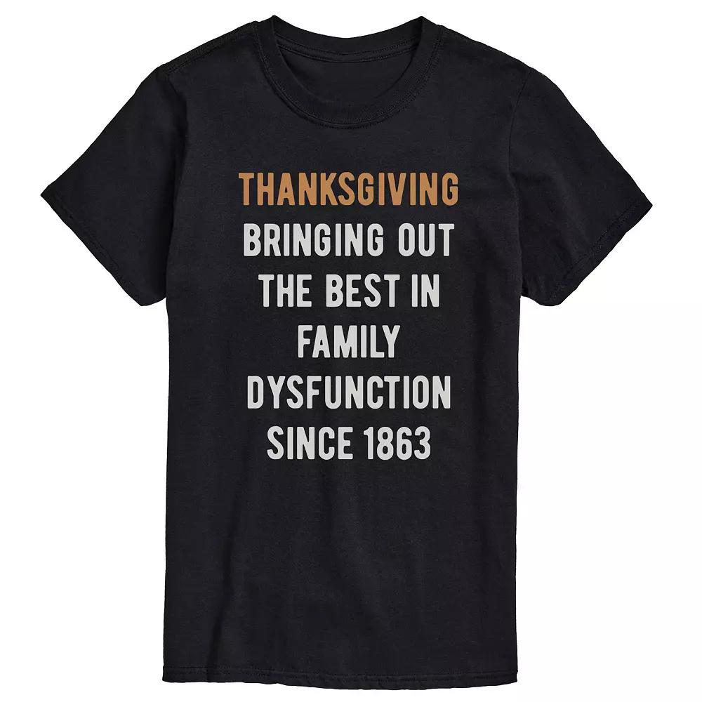 Big & Tall Family Dysfunction Tee, Men's,  Product Image