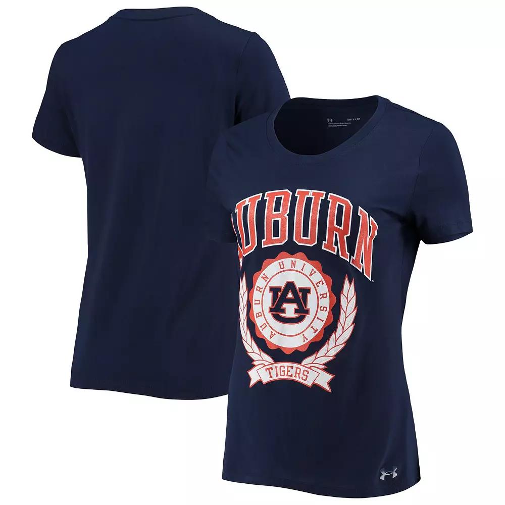 Women's Under Armour Navy Auburn Tigers T-Shirt,  Product Image