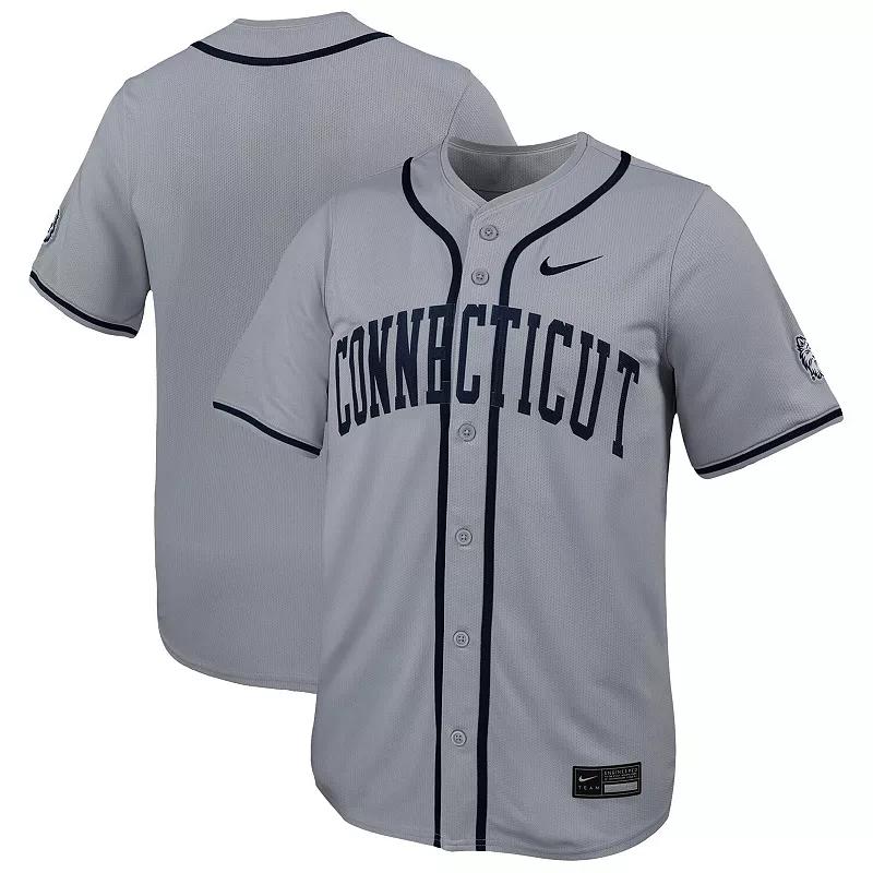 Men's Nike Gray UConn Huskies Limited Baseball Jersey,  Product Image