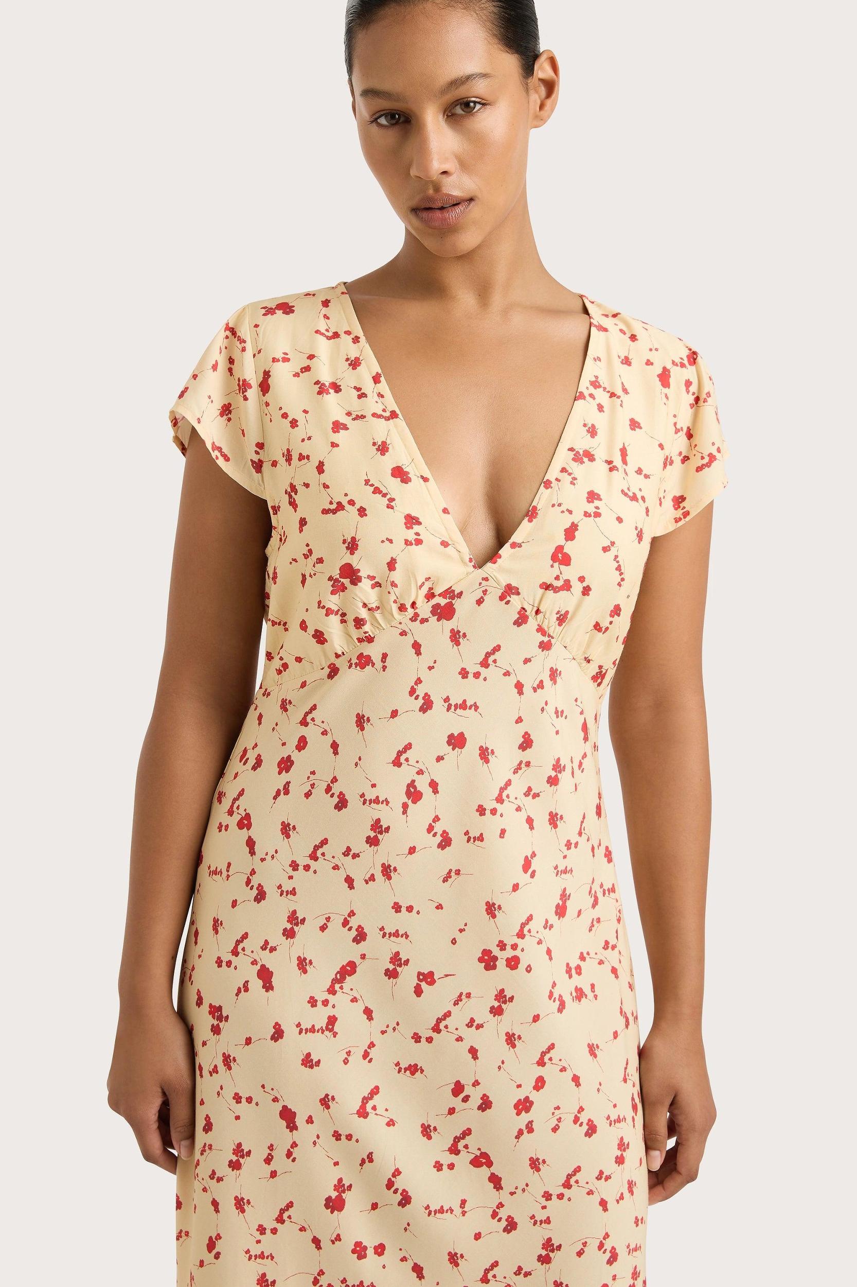 Yerres Mini Dress Blossom Yellow - Final Sale Product Image