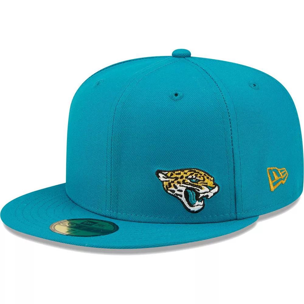 Men's New Era Teal Jacksonville Jaguars Flawless 59FIFTY Fitted Hat,  Product Image