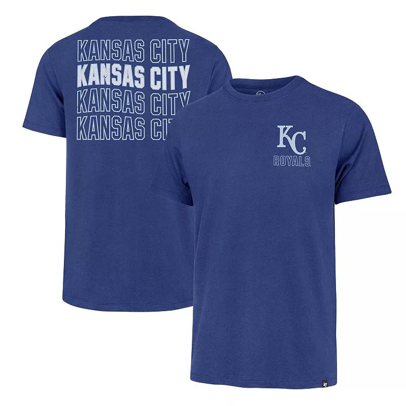 Men's '47 Royal Kansas City Royals Hang Back Franklin T-Shirt,  Product Image