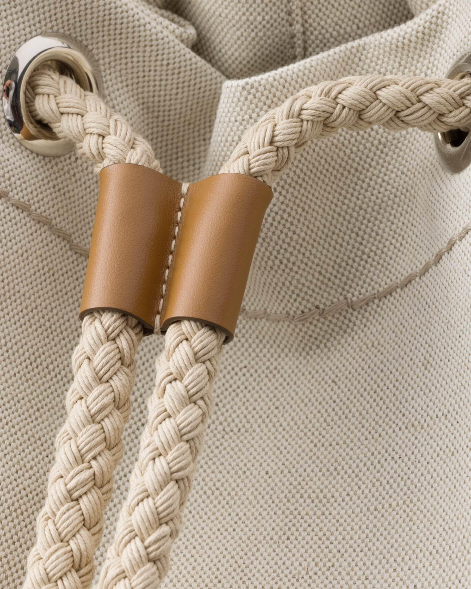 Men's Linen-Blend Drawstring Duffel Bag Product Image