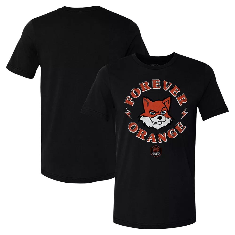 Men's Black Houston Dynamo FC Mascot T-Shirt, Size: XL, Dyn Black Product Image