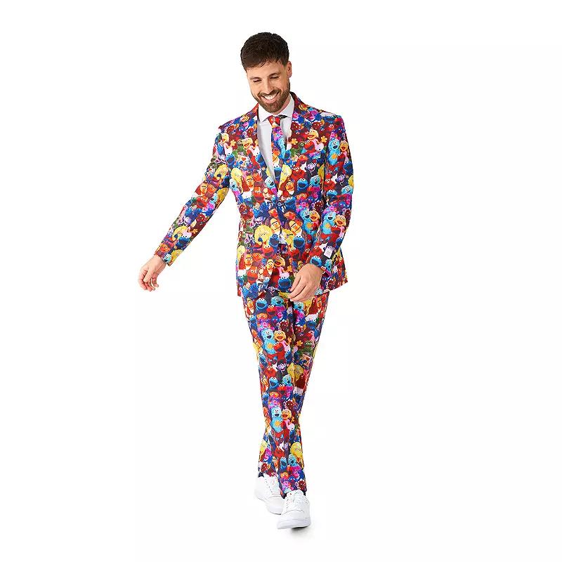 Men's OppoSuits Slim-Fit Novelty Suit & Tie Set,  Product Image