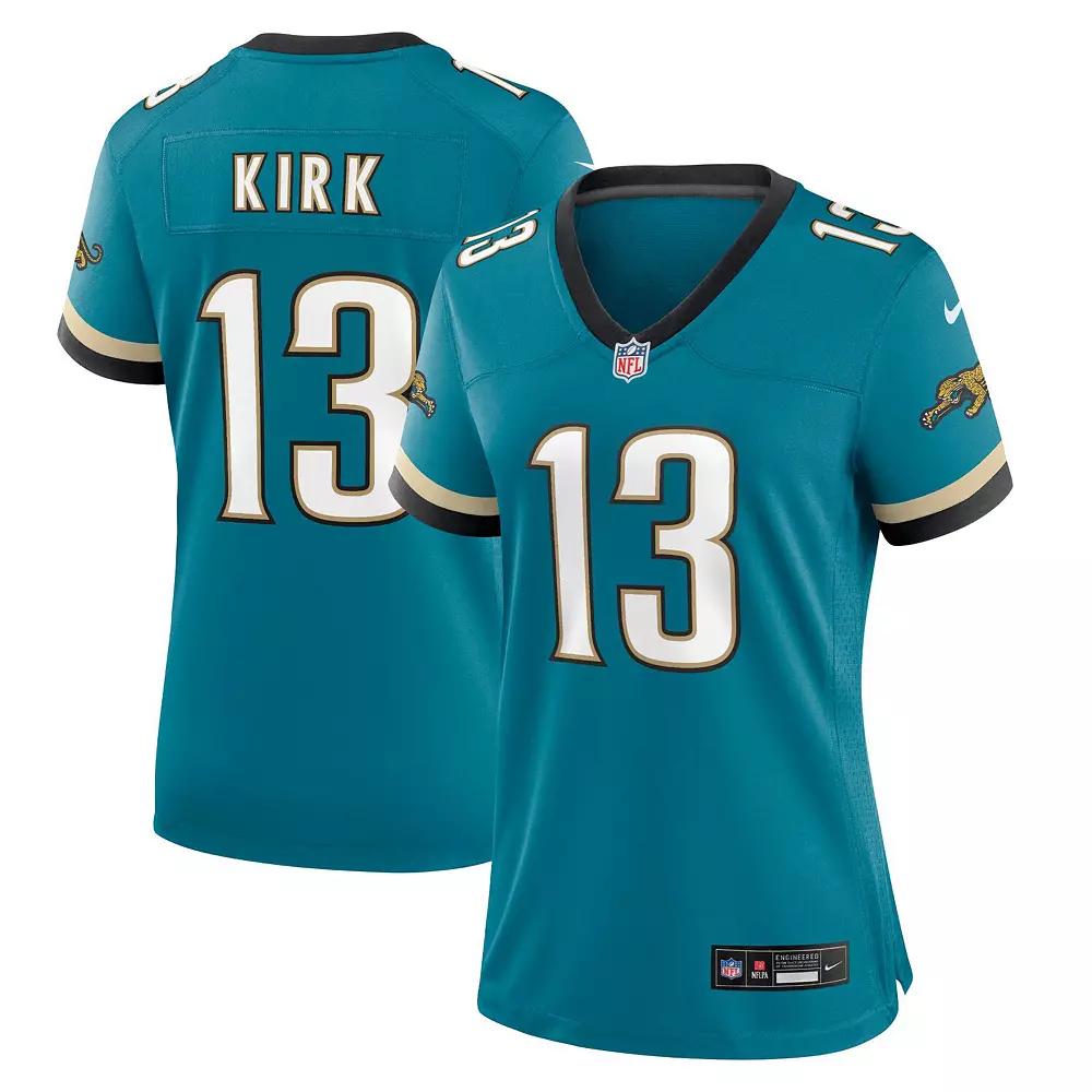 Women's Nike Christian Kirk Teal Jacksonville Jaguars Prowler Throwback Game Jersey, Size: Small, Blue Product Image