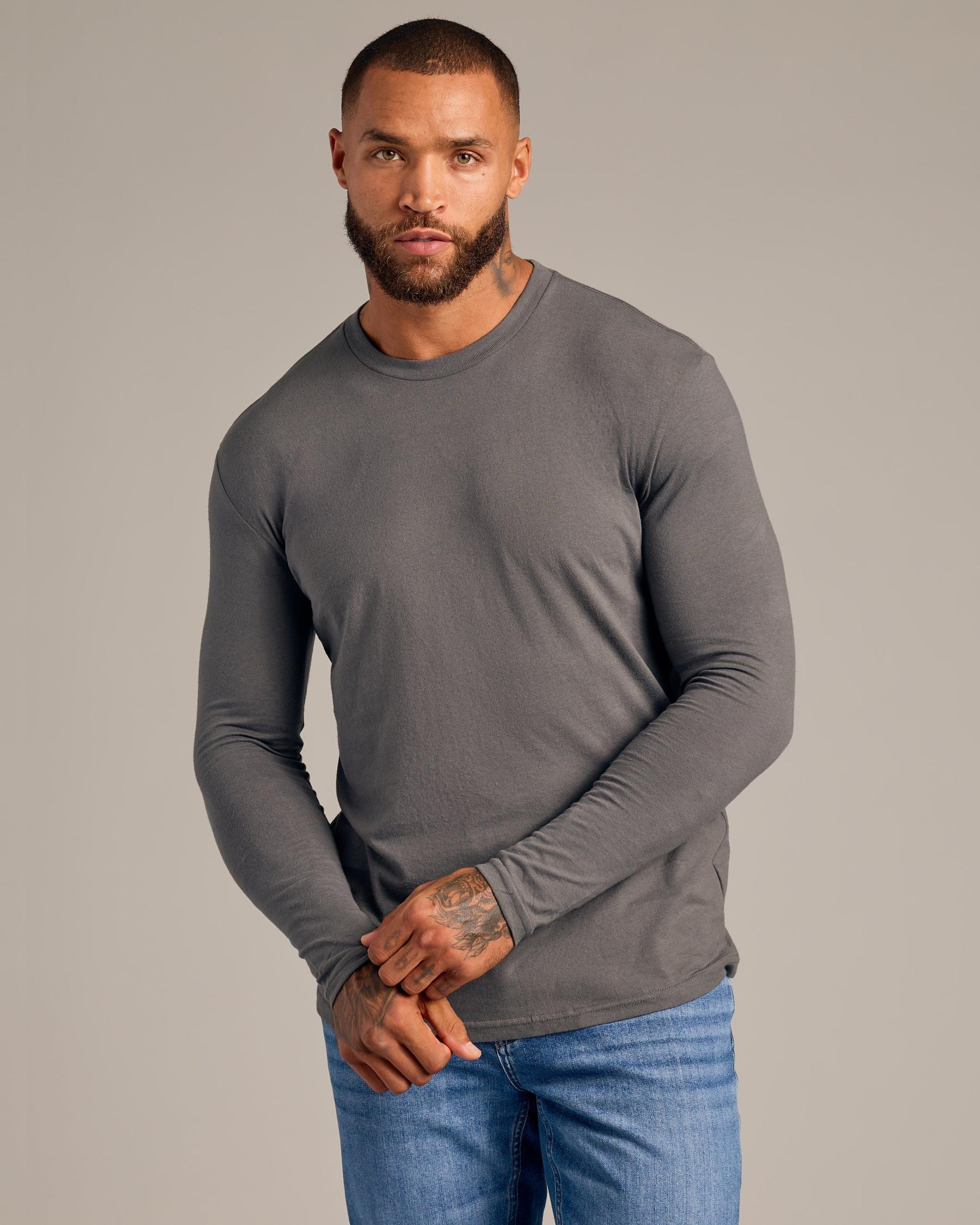 The Staple Classic Long Sleeve Crew Neck 3-Pack Product Image