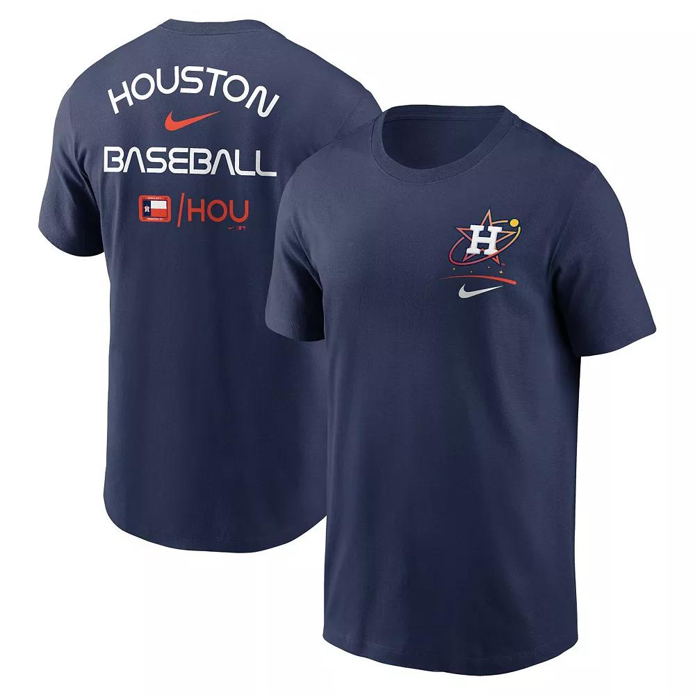 Men's Nike  Navy Houston Astros City Connect 2-Hit T-Shirt, Size: Small, Blue Product Image