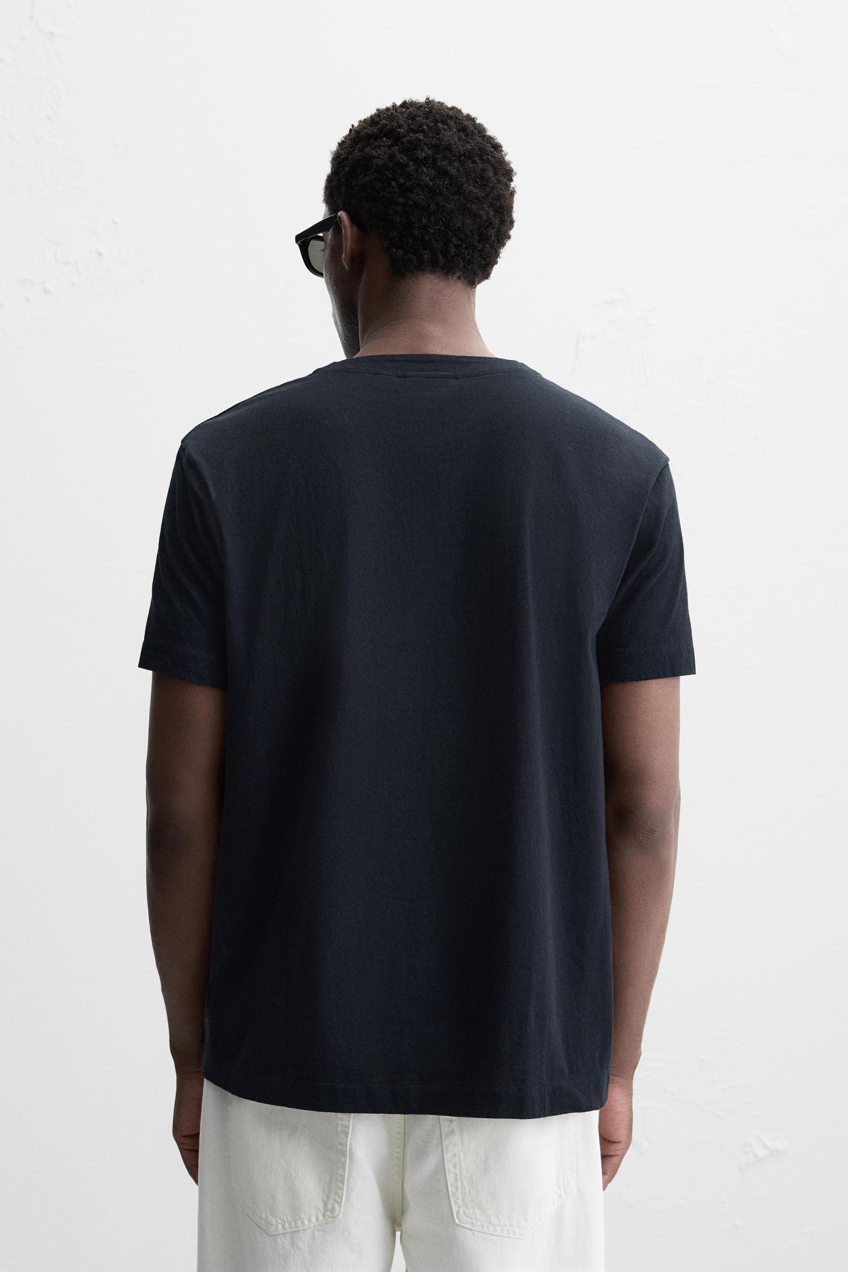 BUTTON NECK T-SHIRT Product Image