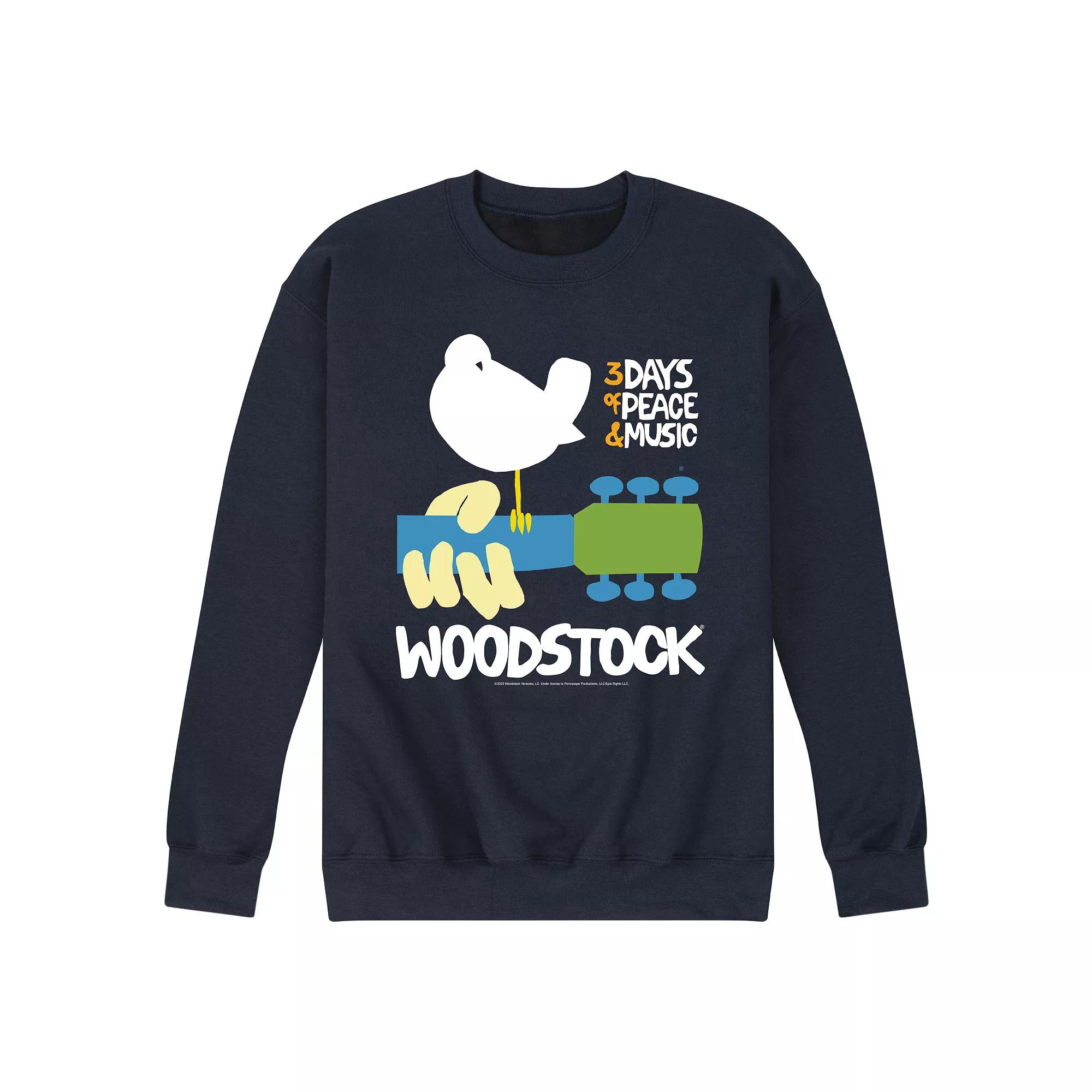 Men's Woodstock Poster Graphic Fleece,  Product Image