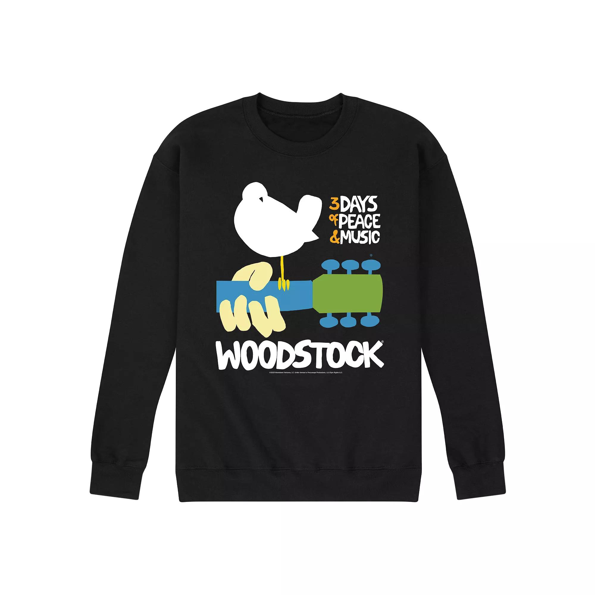 Men's Woodstock Poster Graphic Fleece,  Product Image