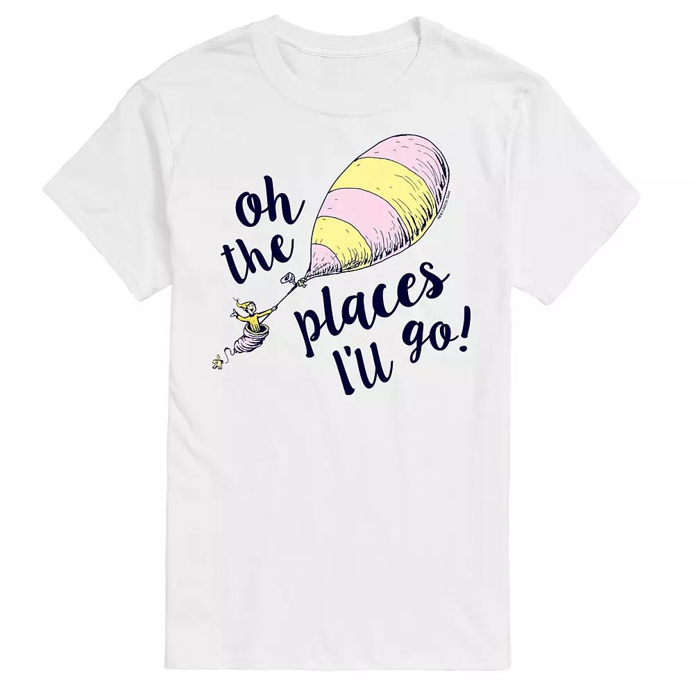 Big & Tall Dr. Seuss Places I'll Go Tee, Men's,  Product Image