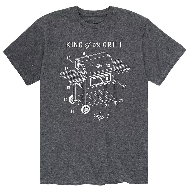 Men's King Of The Grill Diagram Tee,  Product Image