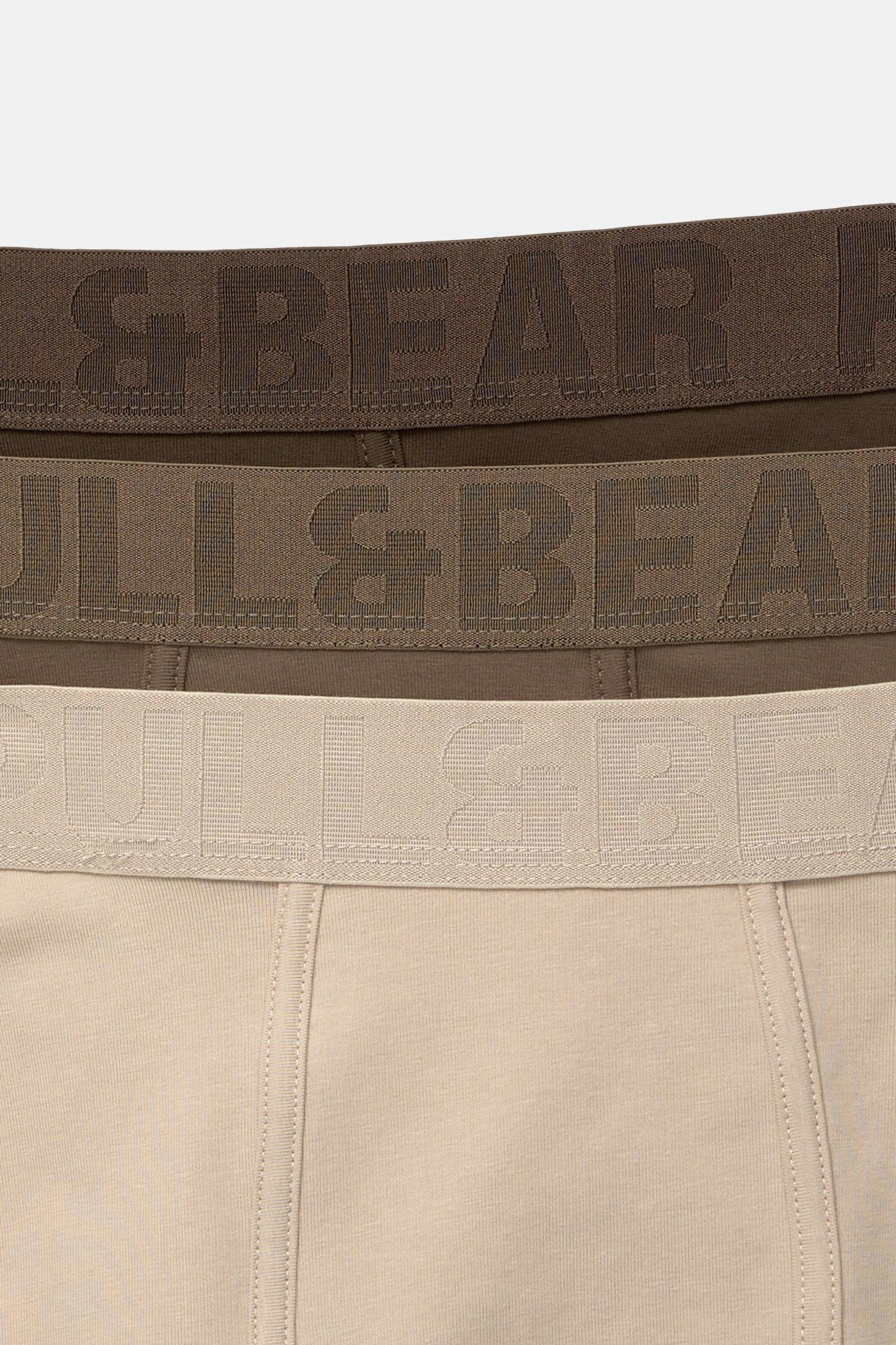 3-pack of boxers in earth tones Product Image