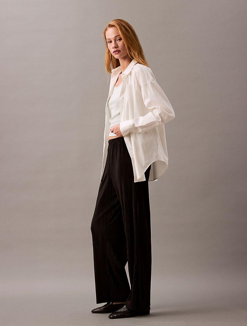 Plisse Pull-On Pants Product Image